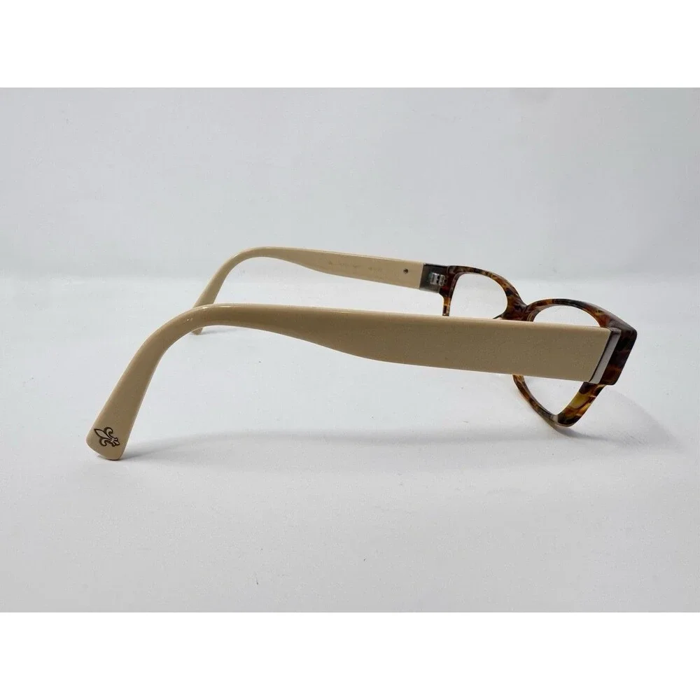 Seraphin Hiawatha Eyeglass Frames Only 53-15-145 Brown Marble Cream Japan